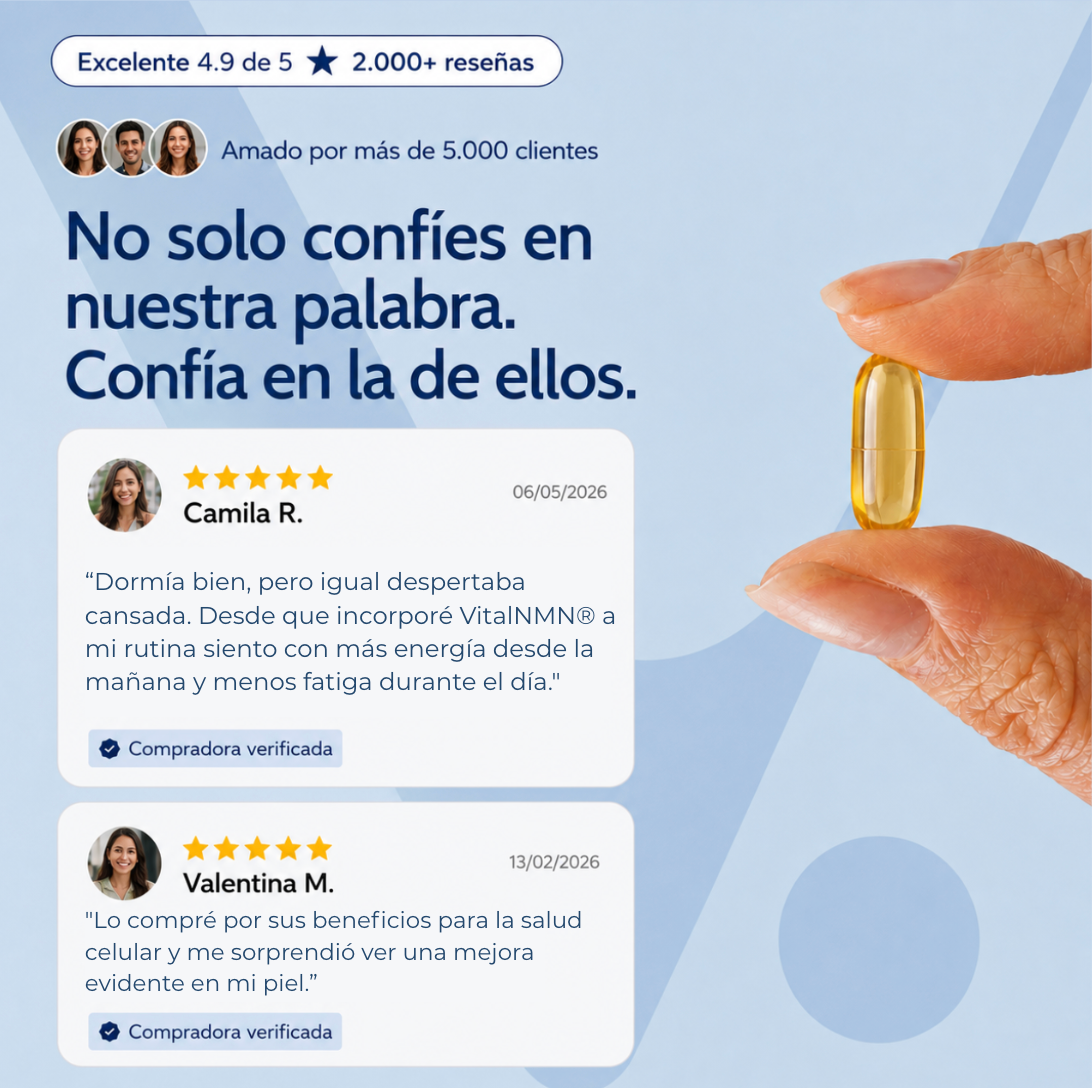 VitalNMN® - Longevidad. Belleza. Energía.